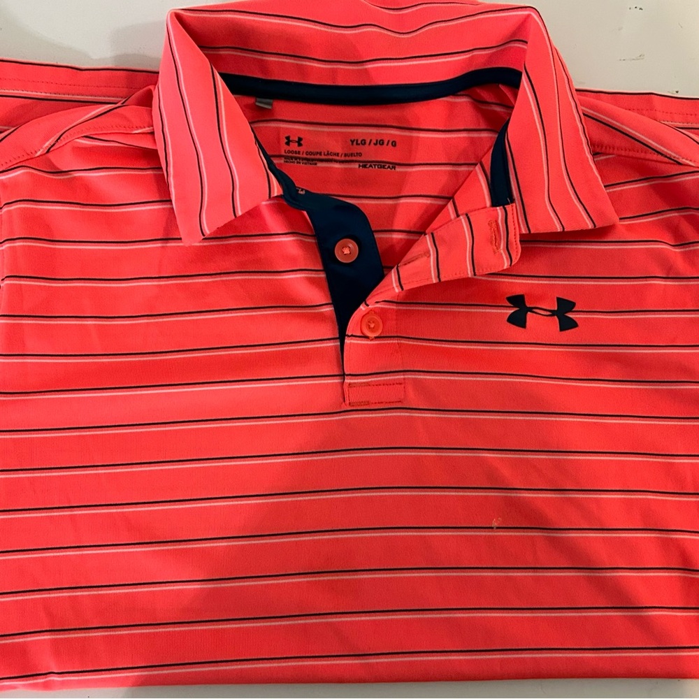 Under Armour Boys Dri Fit Polo
